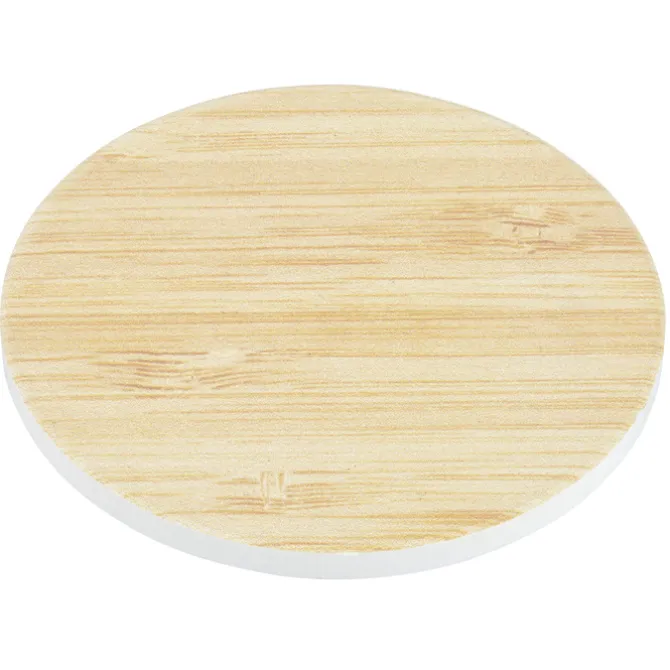 Absorbent Stone Coaster - Round - Bamboo