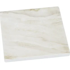 Absorbent Stone Coaster - Square - Beige Marble