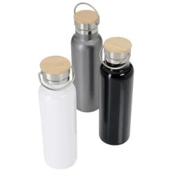 Accord Vacuum Bottle with Wood Lid - 21 oz - 24 hr