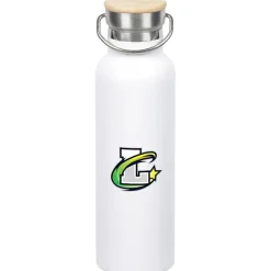 Accord Vacuum Bottle with Wood Lid - 21 oz - Full Color
