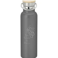 Accord Vacuum Bottle with Wood Lid - 21 oz - Laser Engraved