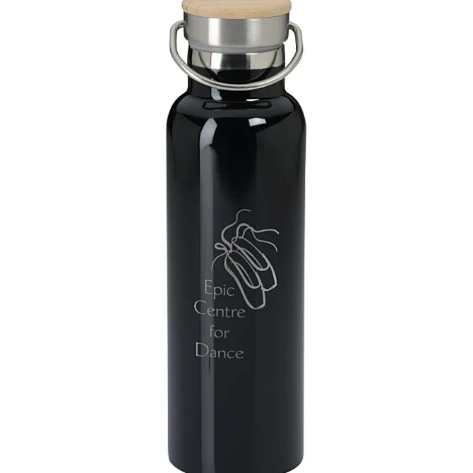 Accord Vacuum Bottle with Wood Lid - 21 oz - Laser Engraved - 24 hr