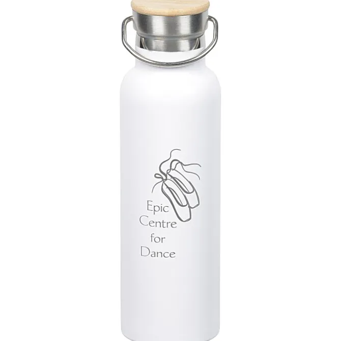 Accord Vacuum Bottle with Wood Lid - 21 oz - Laser Engraved - 24 hr