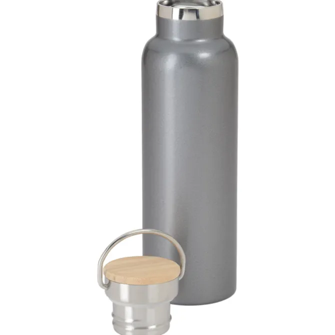 Accord Vacuum Bottle with Wood Lid - 21 oz - Laser Engraved - 24 hr