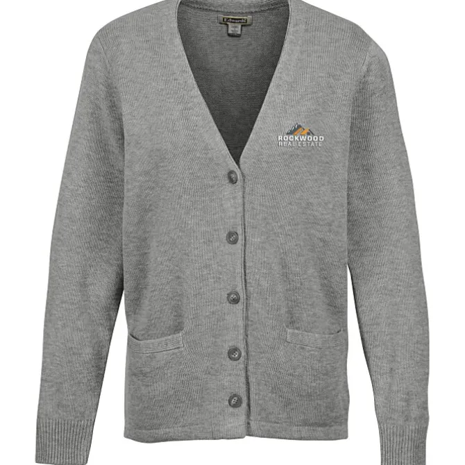 Acrylic V-Neck Cardigan - Ladies'