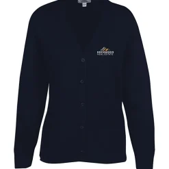 Acrylic V-Neck Cardigan - Ladies' - 24 hr