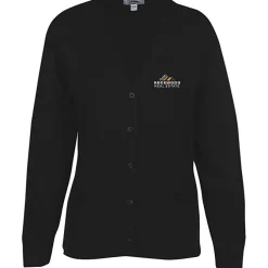 Acrylic V-Neck Cardigan - Ladies' - 24 hr