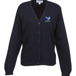 Acrylic V-Neck Cardigan - Ladies' - 24 hr