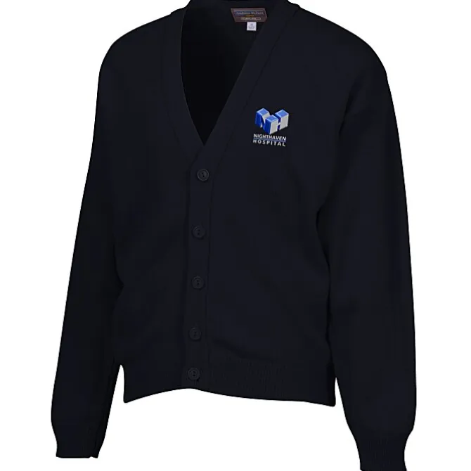 Acrylic V-Neck Cardigan - Men's
