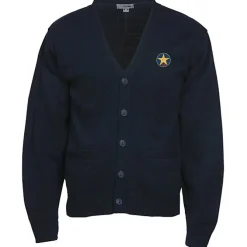 Acrylic V-Neck Cardigan with Pockets - Men's - 24 hr