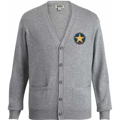 Acrylic V-Neck Cardigan with Pockets - Men's - 24 hr