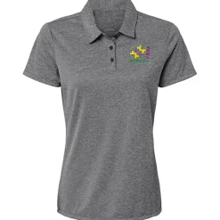 adidas Heathered Polo - Ladies'