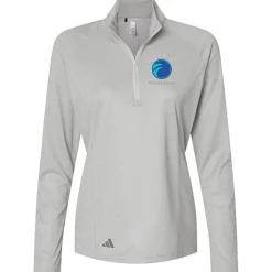 adidas Space-Dyed 1/4-Zip Pullover - Ladies'