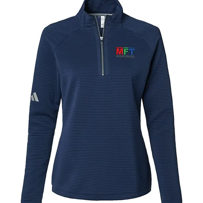 adidas Spacer 1/4-Zip Pullover - Ladies'