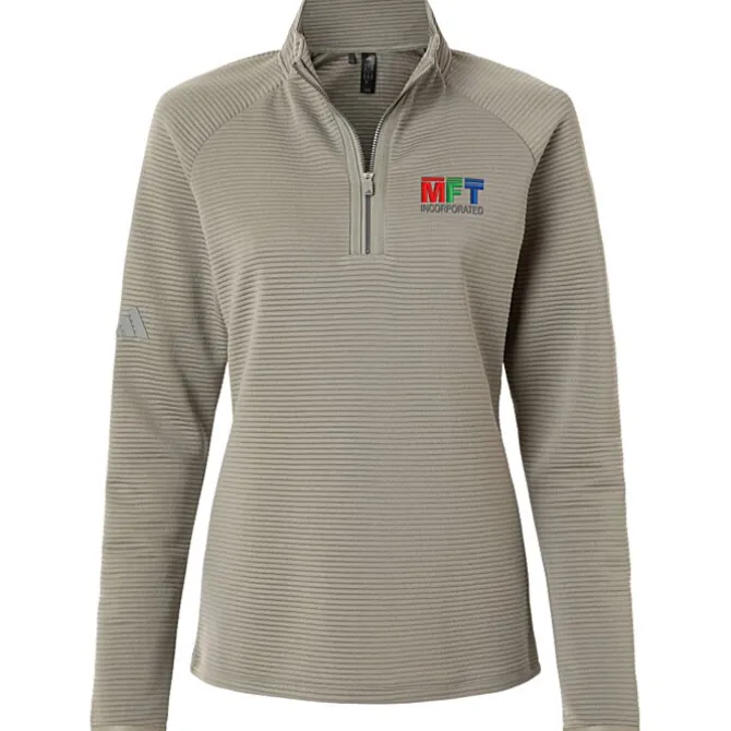 adidas Spacer 1/4-Zip Pullover - Ladies'