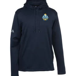 adidas Textured Mixed Media Hoodie
