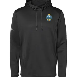 adidas Textured Mixed Media Hoodie