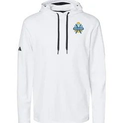 adidas Textured Mixed Media Hoodie