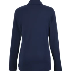 adidas Textured Stripe 1/4-Zip Pullover - Ladies'