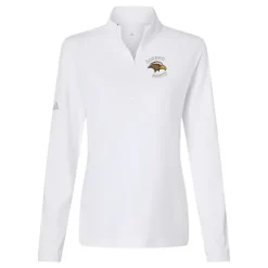 adidas Textured Stripe 1/4-Zip Pullover - Ladies'