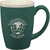 Adobe Ceramic Mug - 14 oz - Deep Etch