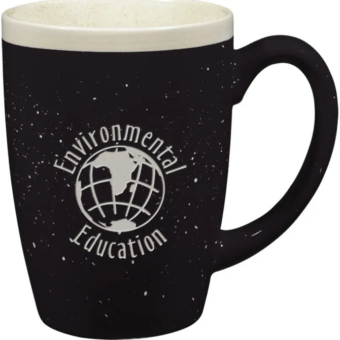 Adobe Ceramic Mug - 14 oz - Deep Etch