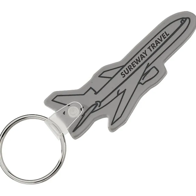 Airplane Soft Keychain - Opaque