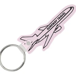 Airplane Soft Keychain - Opaque