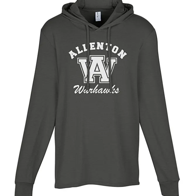 Allmade Tri-Blend Hooded Long Sleeve T-Shirt