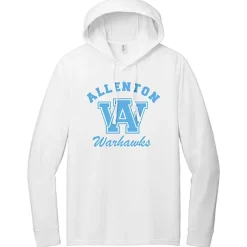Allmade Tri-Blend Hooded Long Sleeve T-Shirt