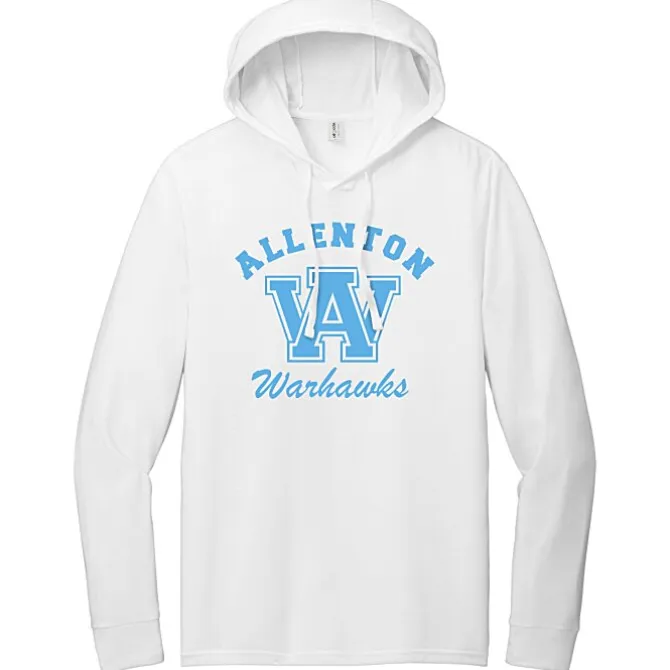 Allmade Tri-Blend Hooded Long Sleeve T-Shirt