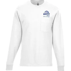 American Apparel Super Heavyweight Long Sleeve Pocket T-Shirt