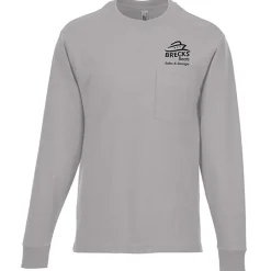 American Apparel Super Heavyweight Long Sleeve Pocket T-Shirt