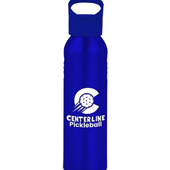 Angle Up Aluminum Sport Bottle - 22 oz