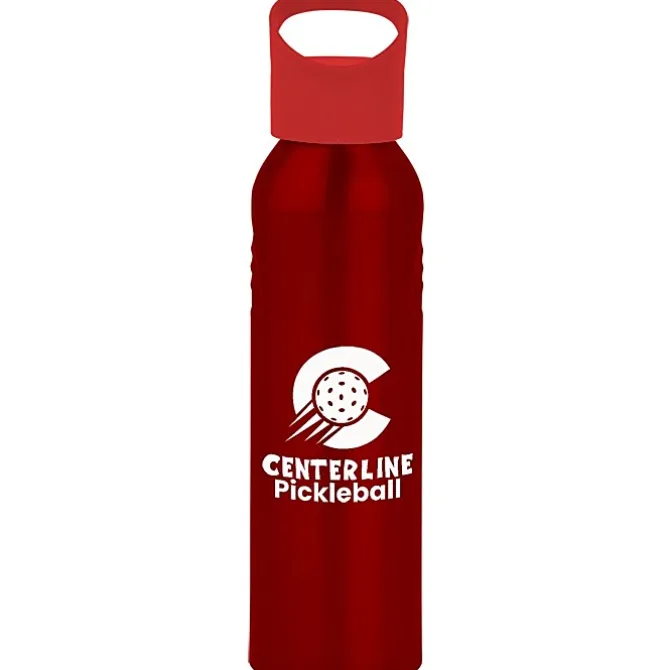 Angle Up Aluminum Sport Bottle - 22 oz