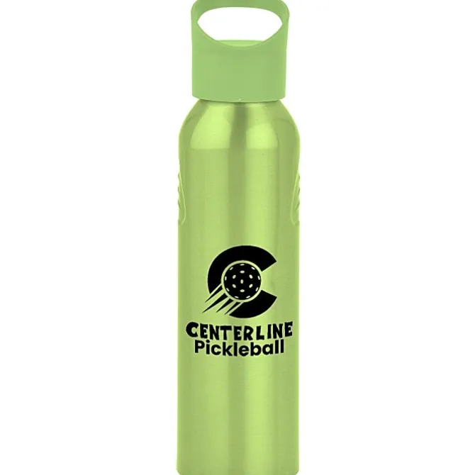 Angle Up Aluminum Sport Bottle - 22 oz