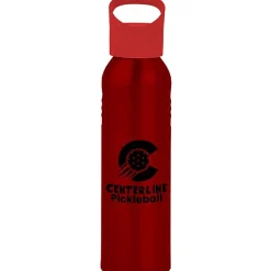 Angle Up Aluminum Sport Bottle - 22 oz - 24 hr