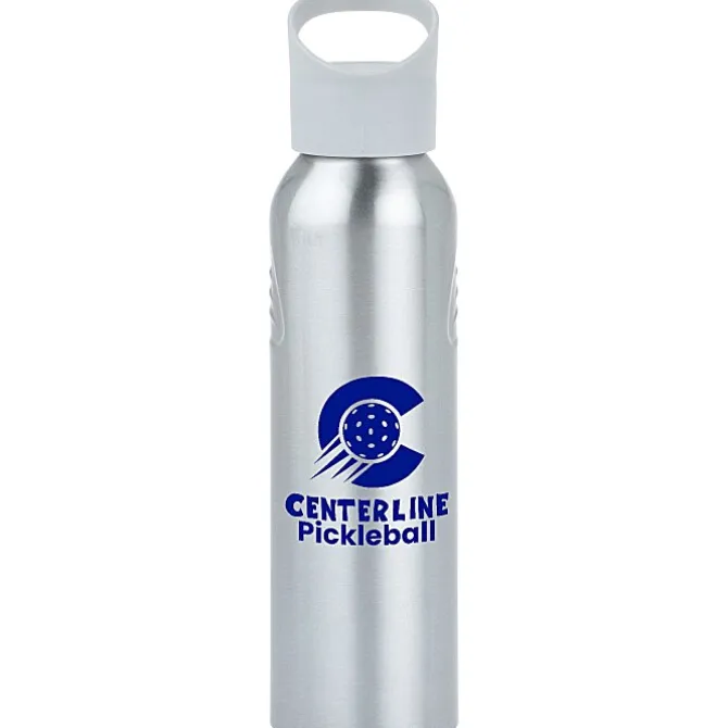 Angle Up Aluminum Sport Bottle - 22 oz - 24 hr