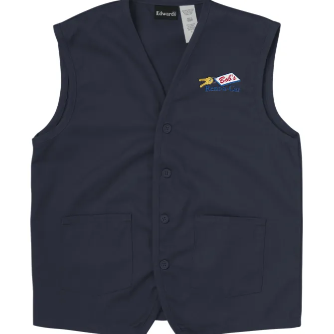 Apron Vest with Two Waist Pockets