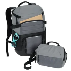Arctic Zone Repreve Backpack Cooler with Waist Bag