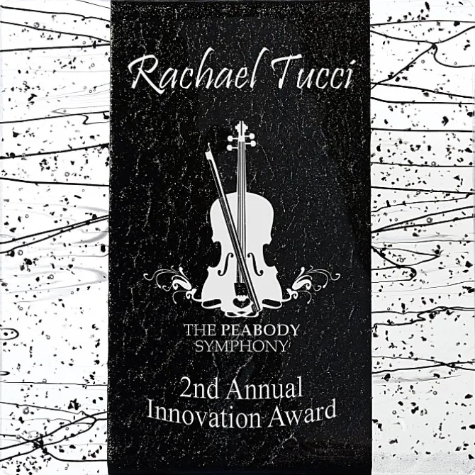 Art Glass Fusion Plaque - Black