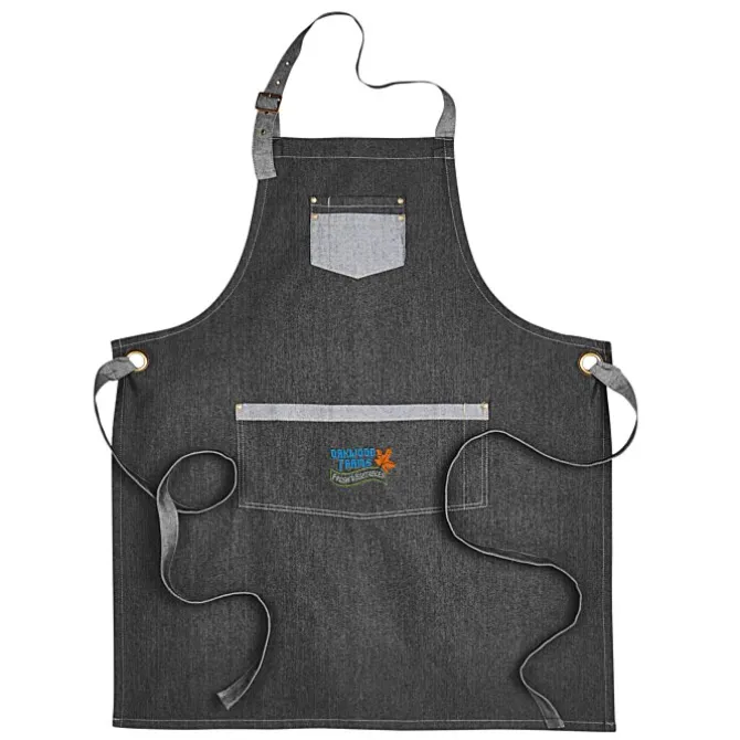 Artisan Contrast Denim Bib Apron