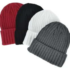 Astana Rib Knit Cuffed Beanie