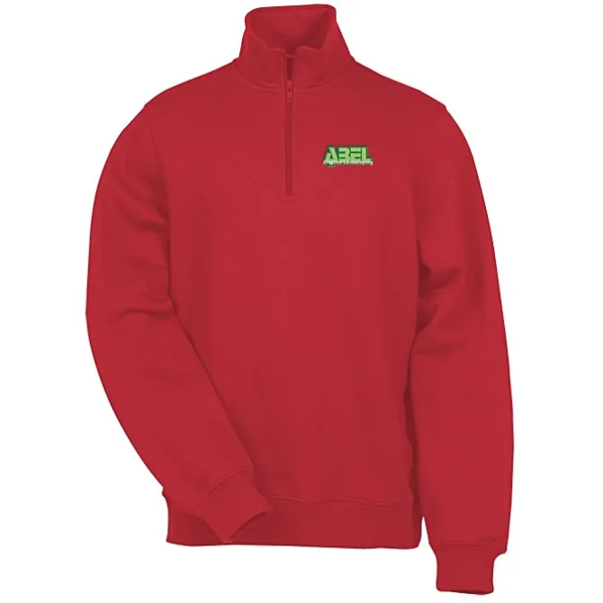 Athletic Fit 1/4-Zip Sweatshirt - Men's - Embroidered