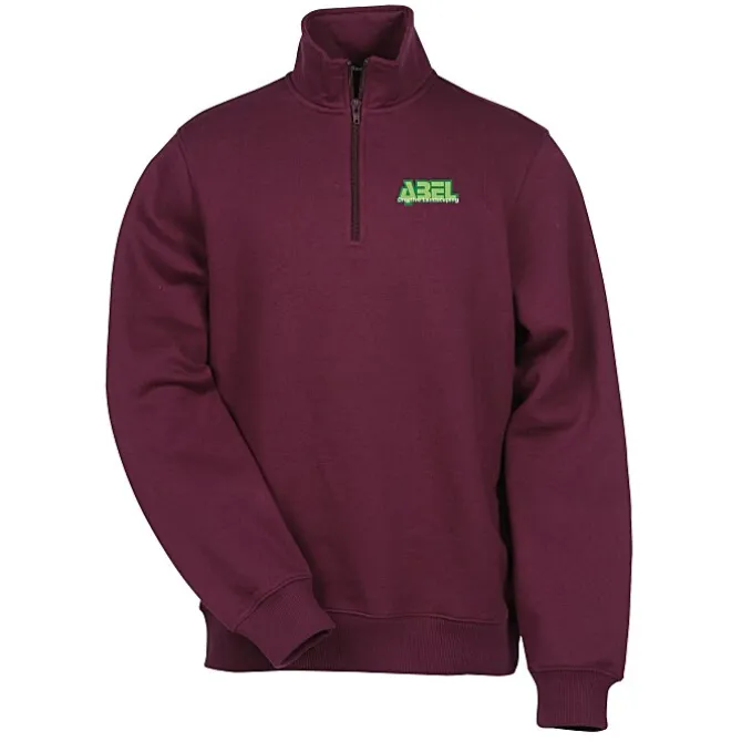 Athletic Fit 1/4-Zip Sweatshirt - Men's - Embroidered