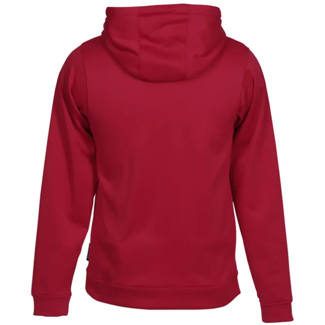 Athletic Fleece Pullover Hoodie - Embroidered
