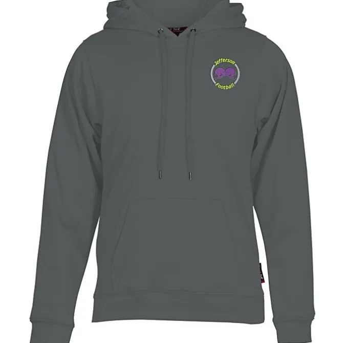 Athletic Fleece Pullover Hoodie - Embroidered