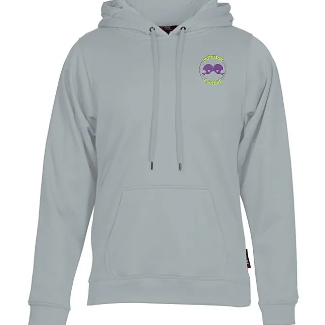Athletic Fleece Pullover Hoodie - Embroidered