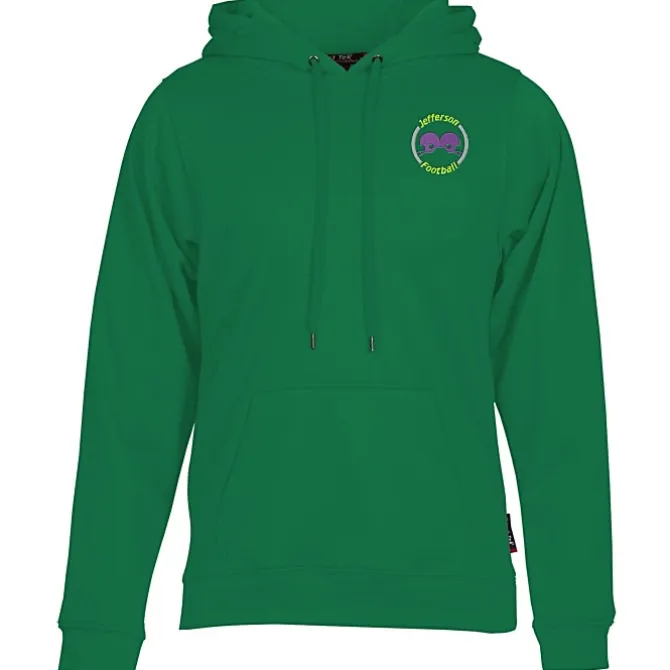 Athletic Fleece Pullover Hoodie - Embroidered