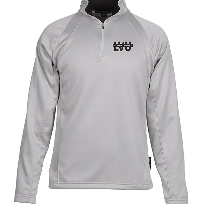 Athletic 1/4-Zip Fleece Pullover - Screen